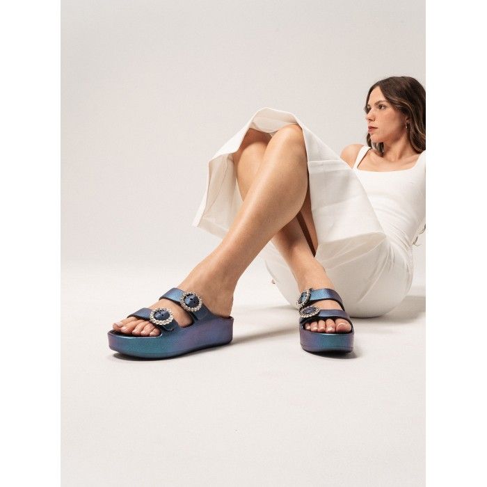 CLEA PEARL BLUE SLIPPER