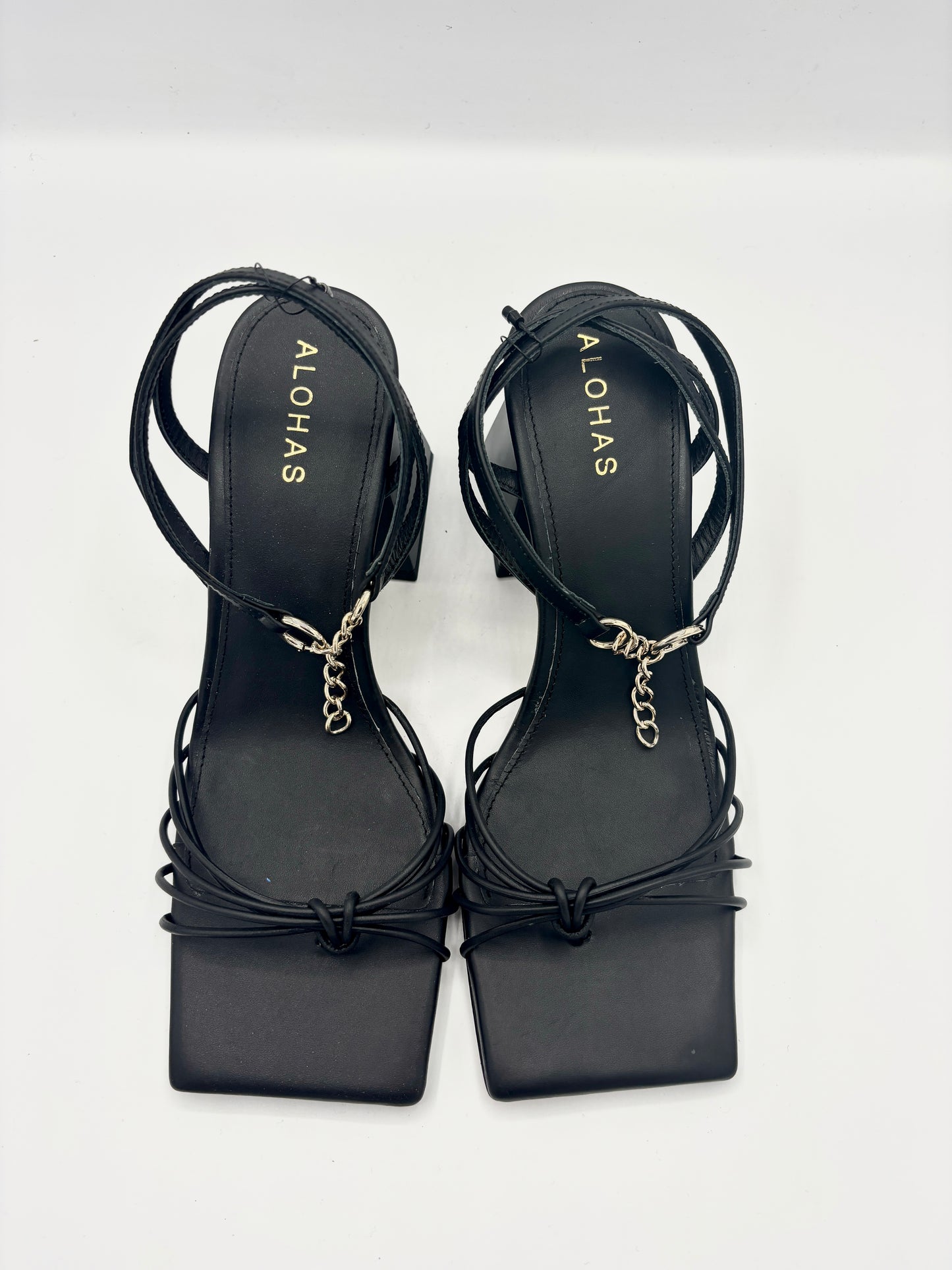 CACTUS LEATHER SANDAL BLACK