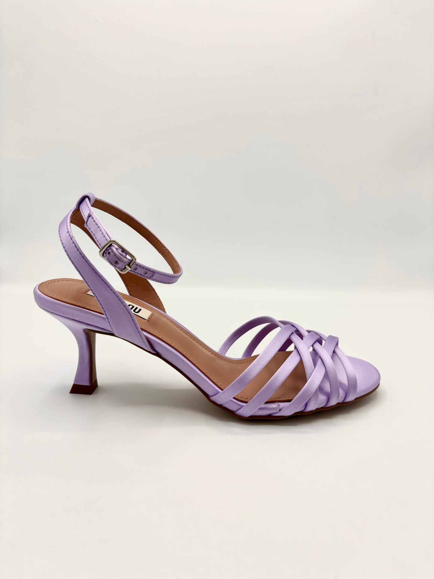 KASSIA SANDAL MAUVE SATIN