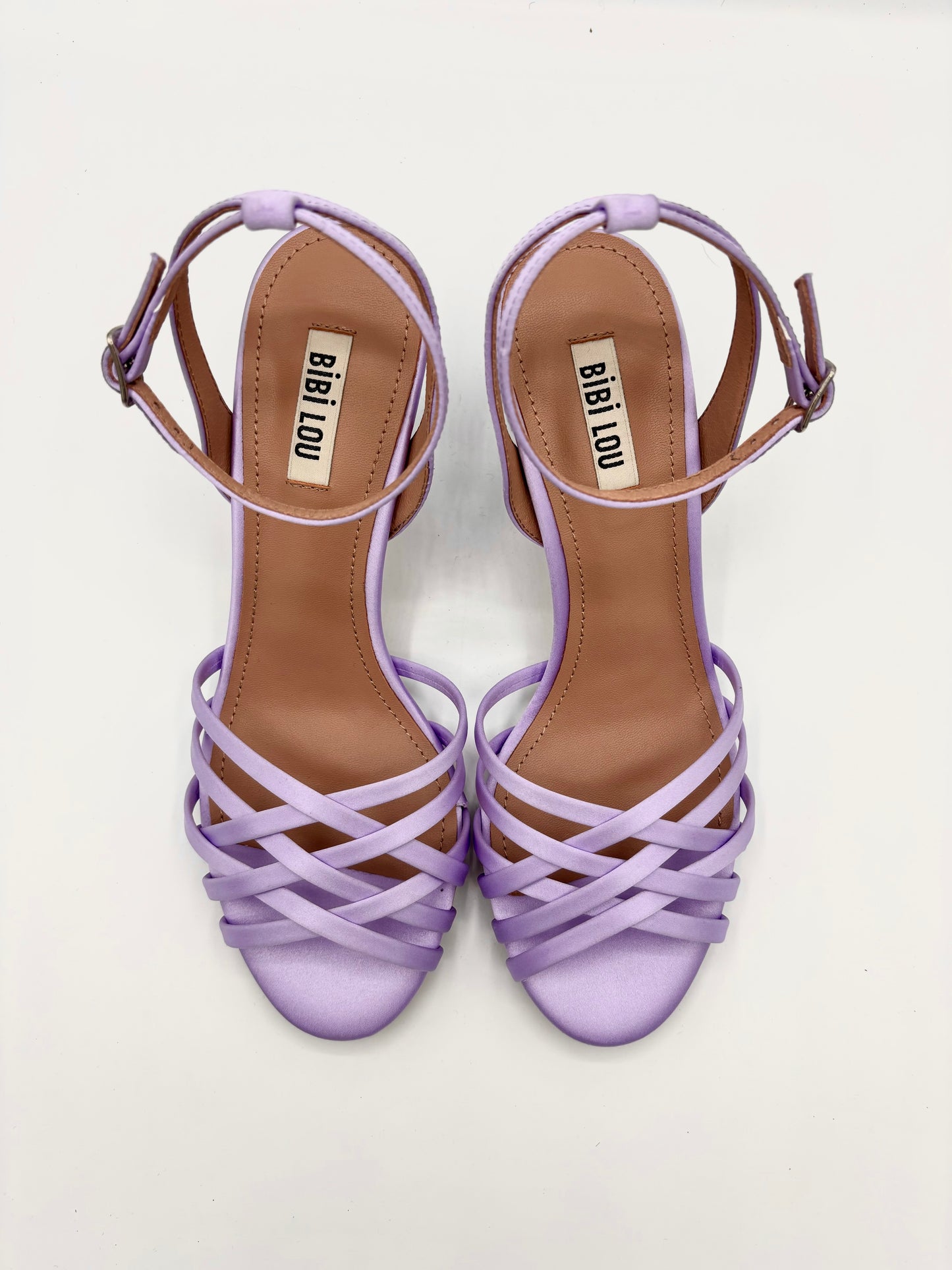 KASSIA SANDAL MAUVE SATIN