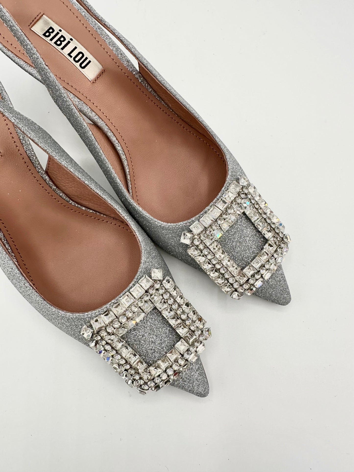 CRYSTAL CINDERELLA GLITTER HEEL