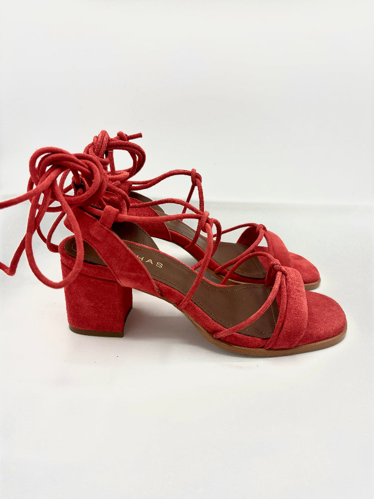 Aohas Sophie Suede Sandal orange
