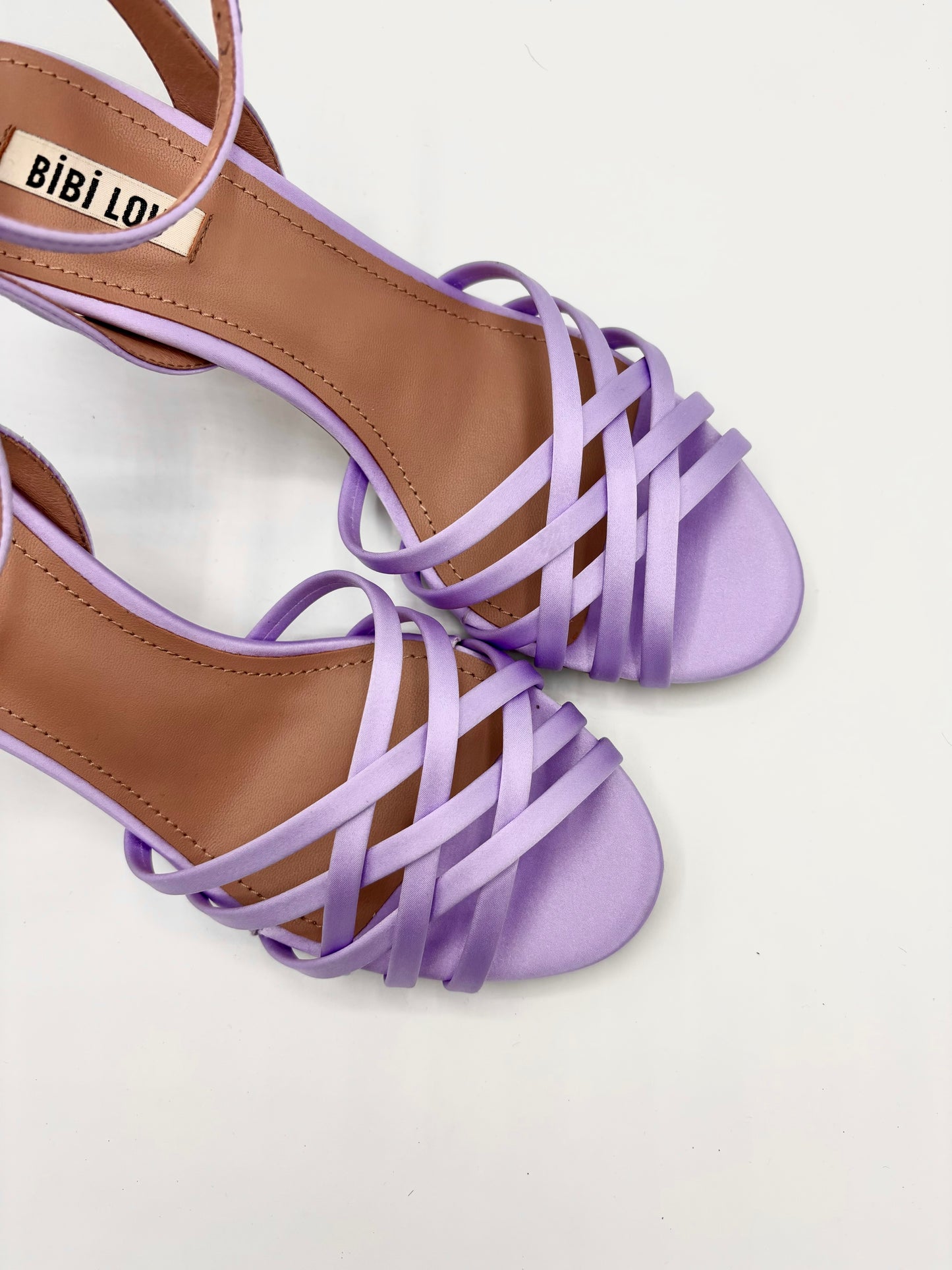 KASSIA SANDAL MAUVE SATIN