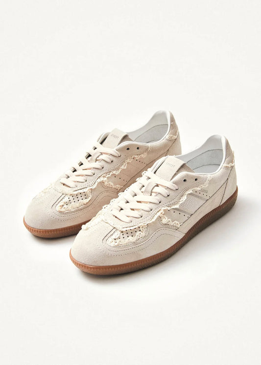TB.490 CROCHET CREAM LEATHER SNEAKERS