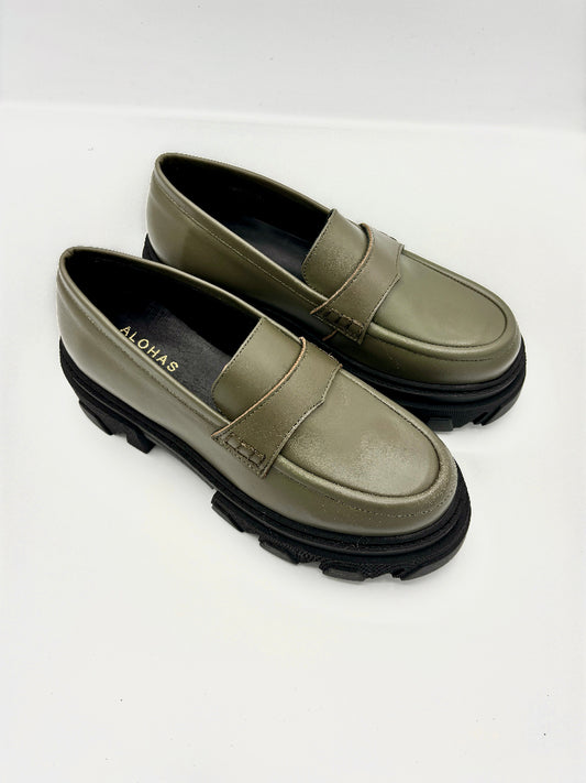 TRAILBLAZER LOAFER OLIVE BLACK