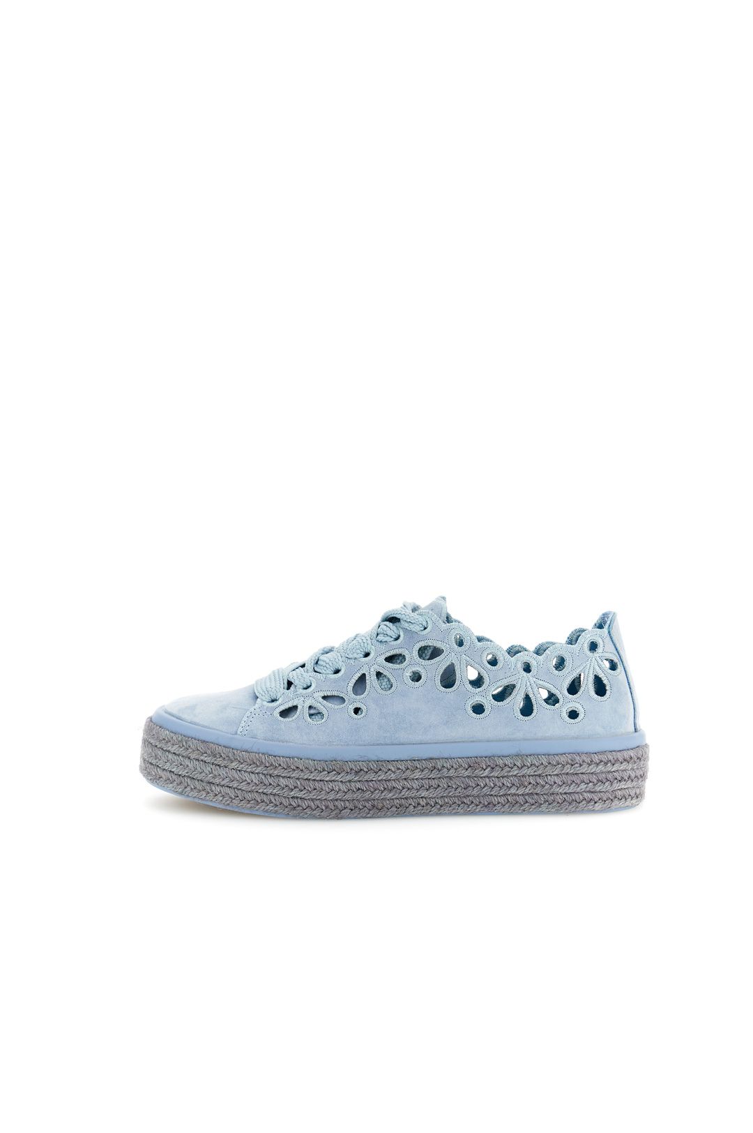 SUMMER SNEAKER LEATHER SKY BLUE