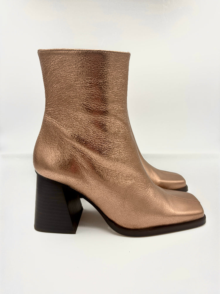 SOUTH SHIMMER QUARTZ ANKLE BOOTS