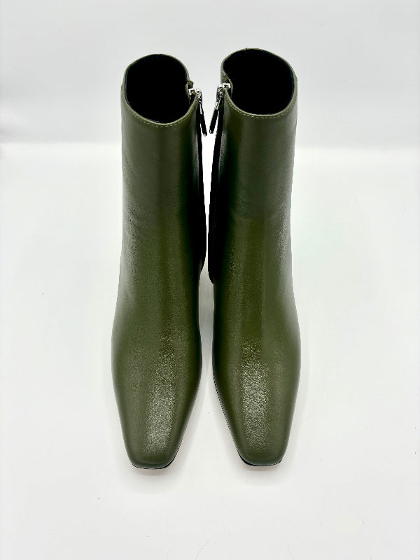 LOLA CRUZ SOPHIA ANKLE BOOT OLIVE GREEN