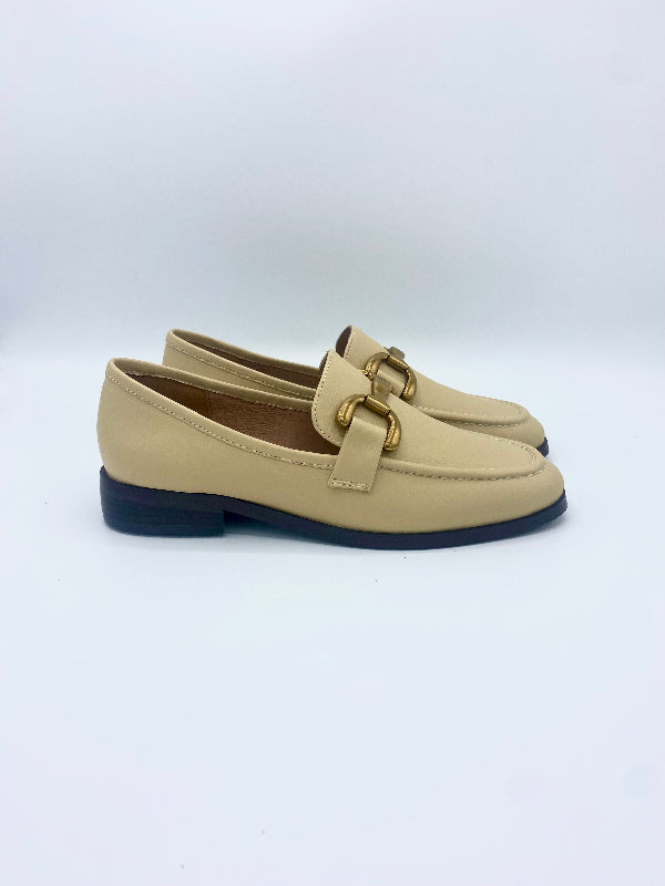 ZAGREB LEATHER LOAFER BEIGE