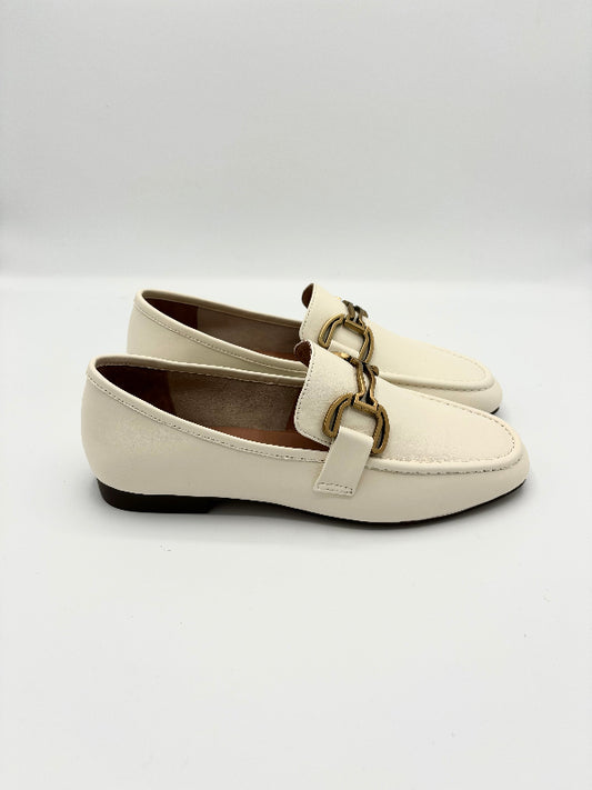 ZAGREB LEATHER LOAFER OFF WHITE