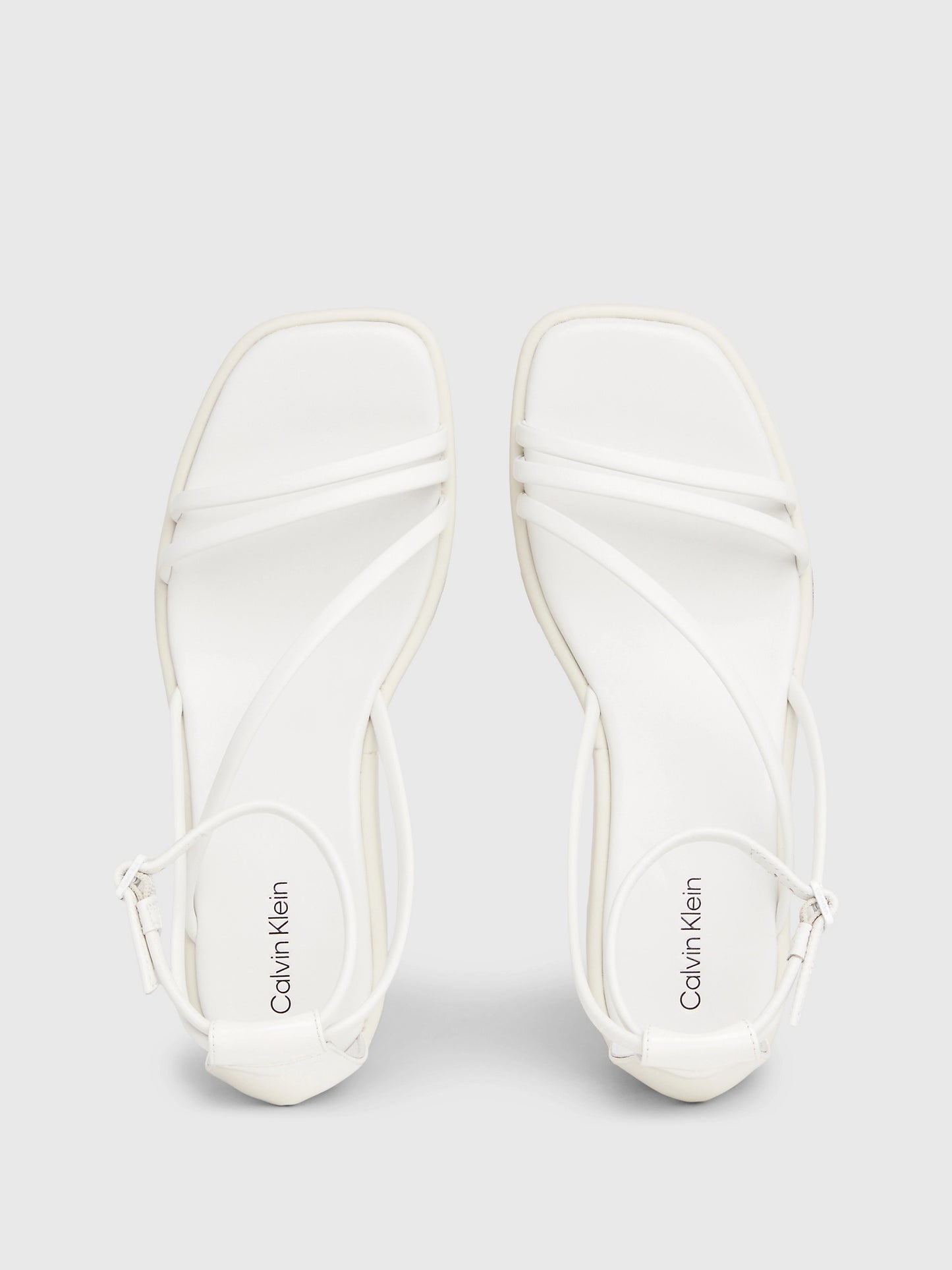 PLATEAU WEDGE SANDAL WHITE