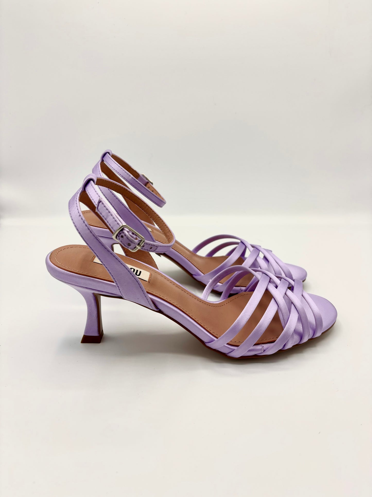 KASSIA SANDAL MAUVE SATIN