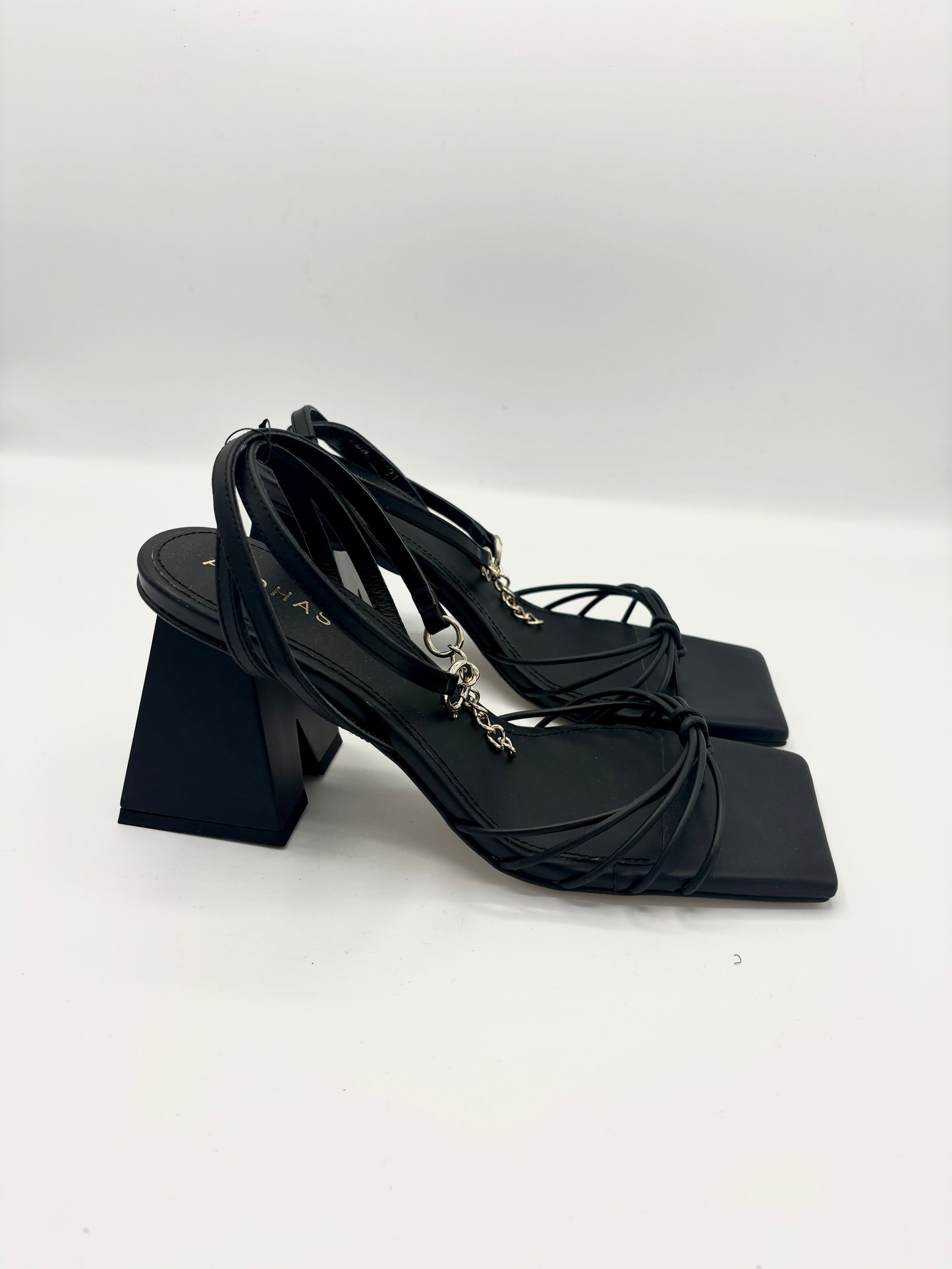 CACTUS LEATHER SANDAL BLACK
