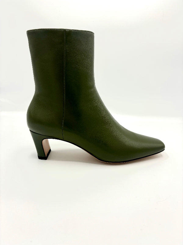 LOLA CRUZ SOPHIA ANKLE BOOT OLIVE GREEN