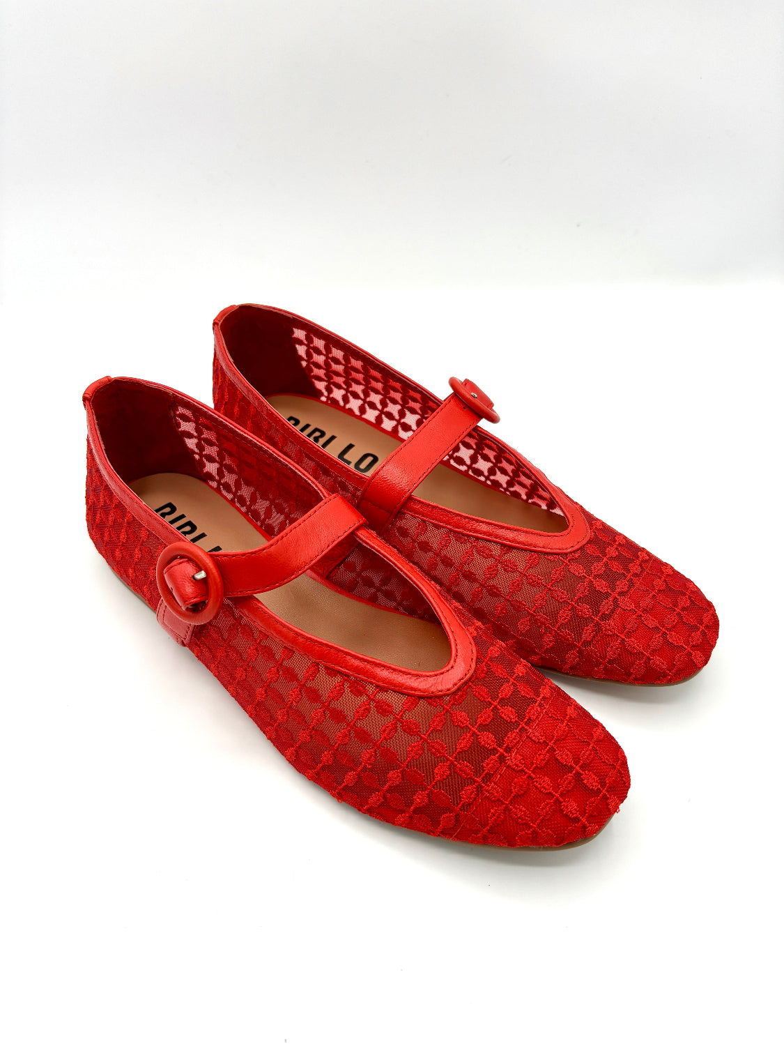 BIBI LOU BALLERINA FLORAL MESH RED2