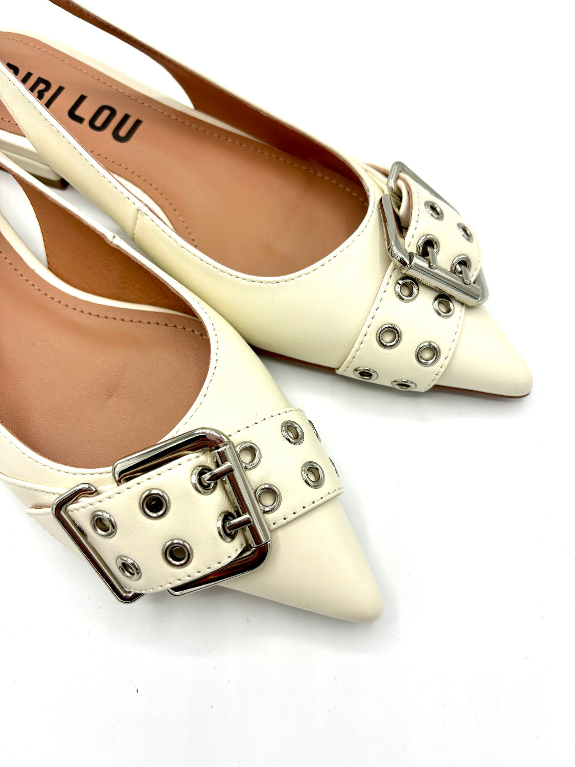 BIBI LOU BALLERINA LEATHER WHITE5