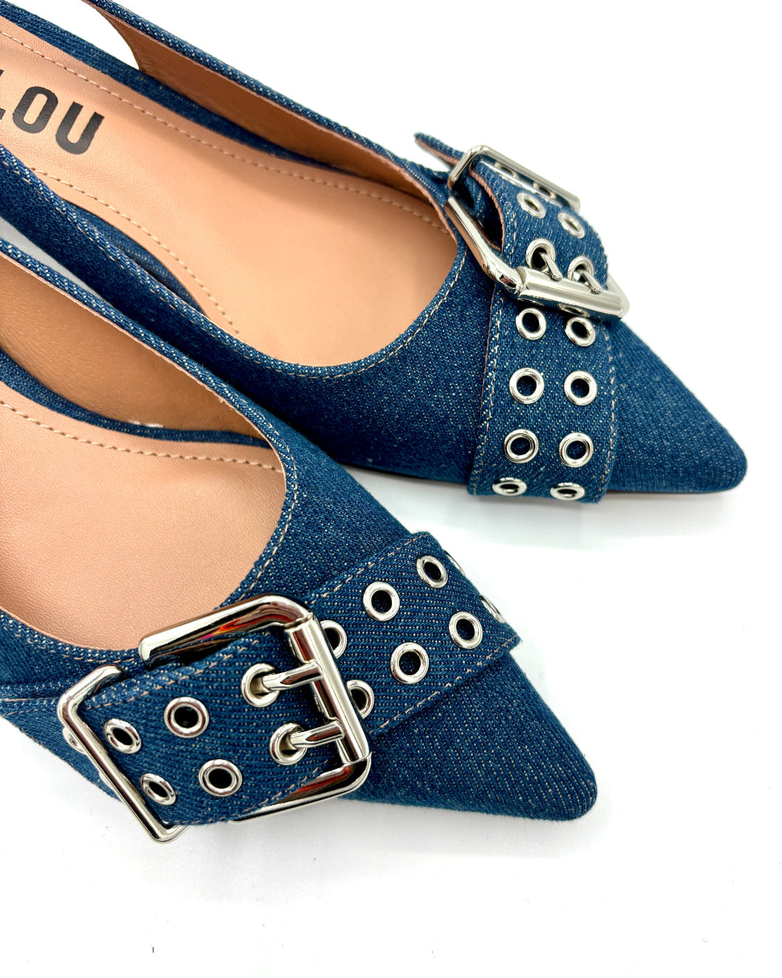 BIBI LOU DENIM BLUE SLINGBACK PUMP4