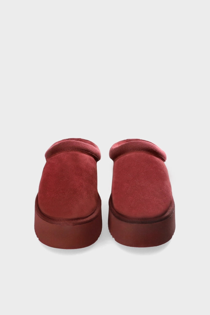 CPH272 SUEDE BORDEAUX PLATEAU SLIPPER3