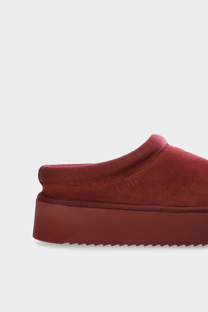 CPH272 SUEDE BORDEAUX PLATEAU SLIPPER5