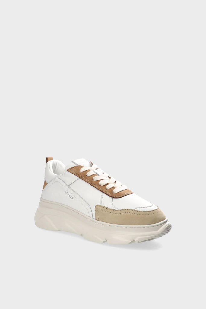 CPH40 LEATHER SNEAKER OFF WHITE NUT