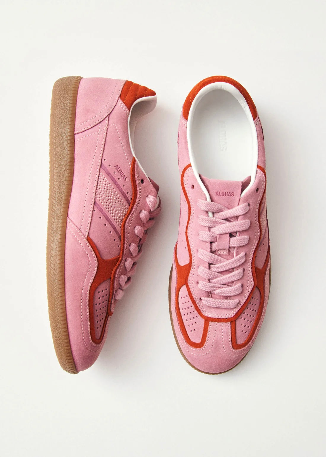 TB.490 RIFE SEA PINK LEATHER SNEAKER