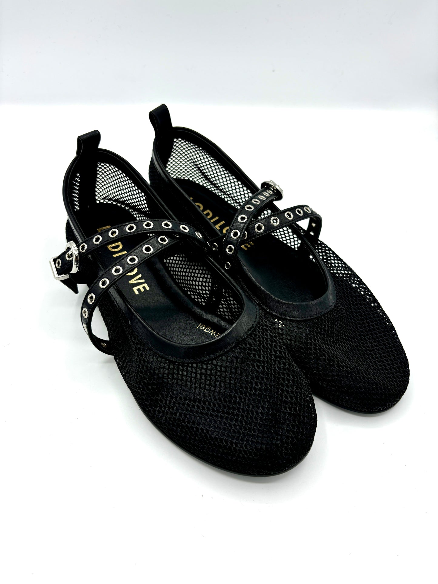 LODI MESH BALLERINA SCHWARZ