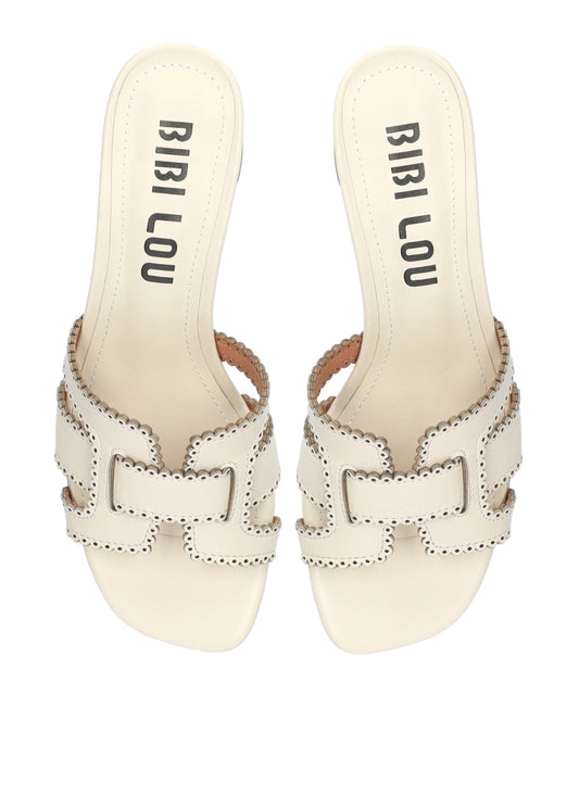HOLLY HEELED SANDALS OFF WHITE