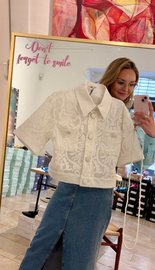 JACKET WHITE LACE