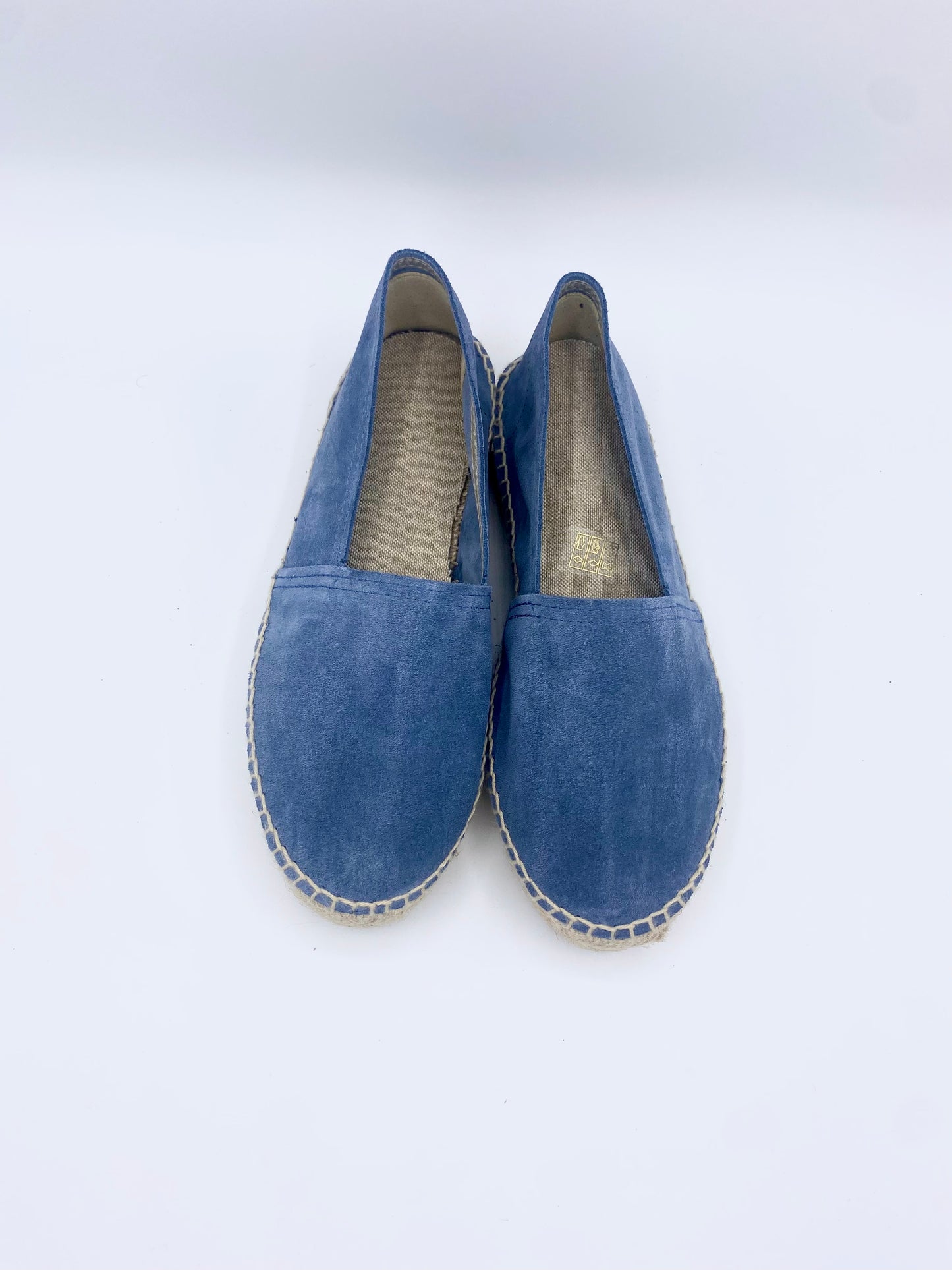 PLATFORM ESPADRILLE HANDMADE JEANS BLUE