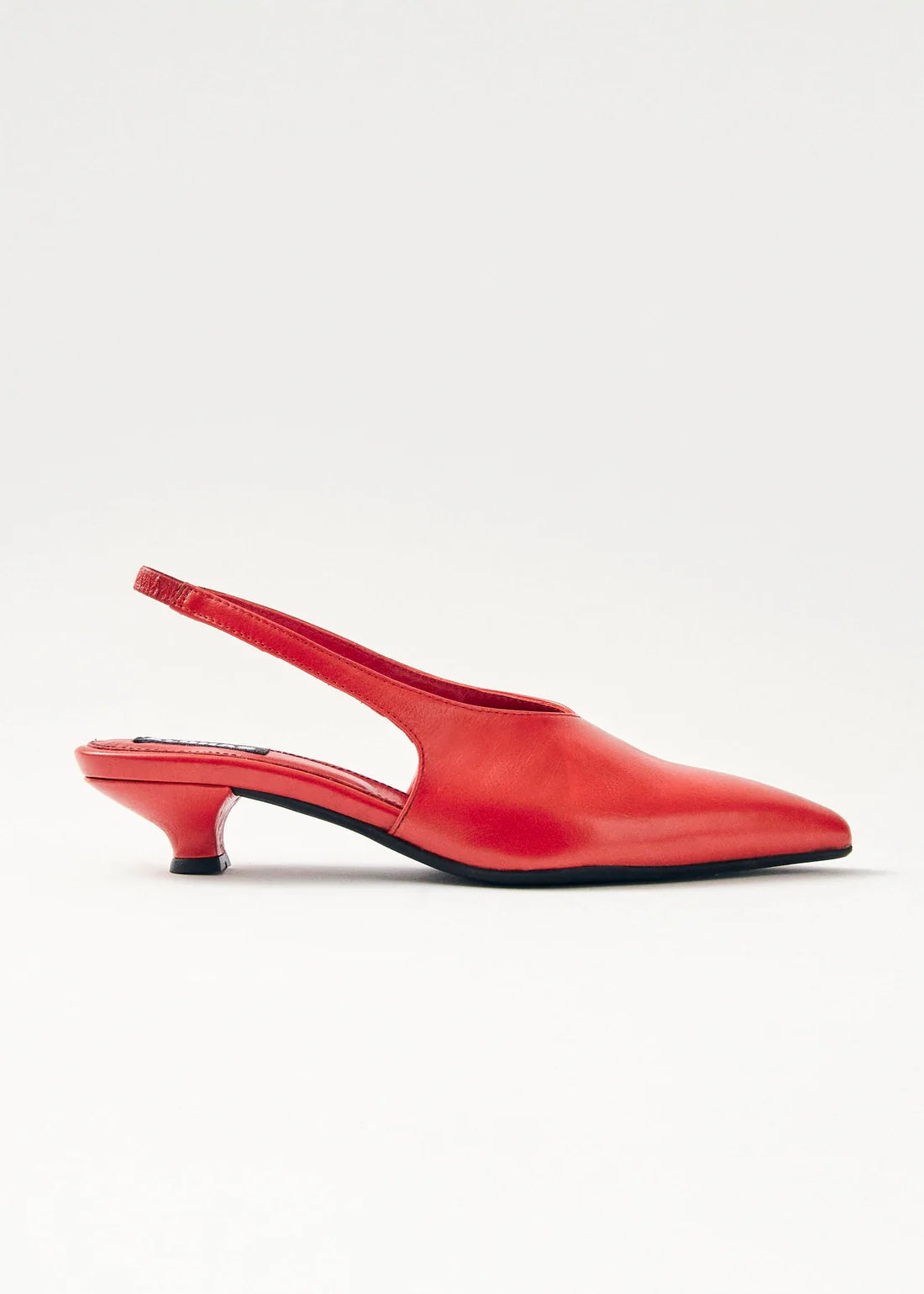 EROS RED LEATHER PUMPS