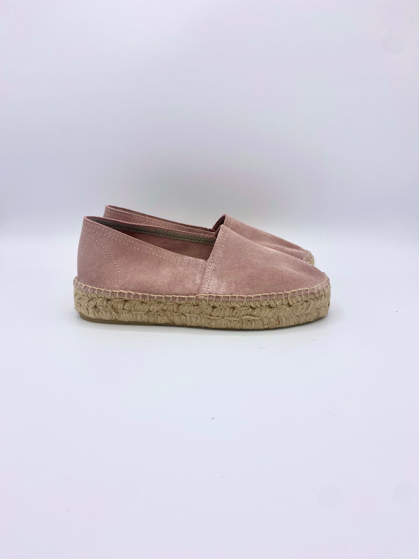 PLATFORM ESPADRILLE HANDMADE ROSE