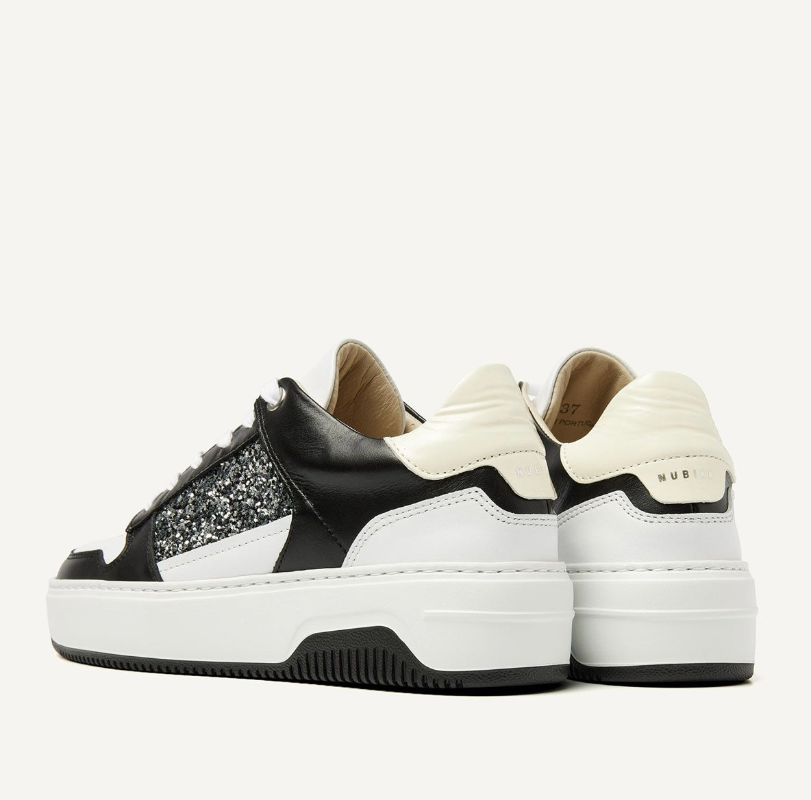 BASKET COURT BLACK GLITTER SNEAKER