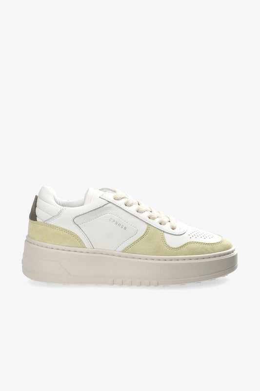 CPH75 LEATHER MIX WHITE YELLOW SNEAKER