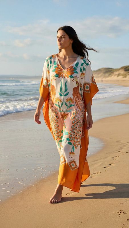 MAXIKLEID FEATHER FIESTA