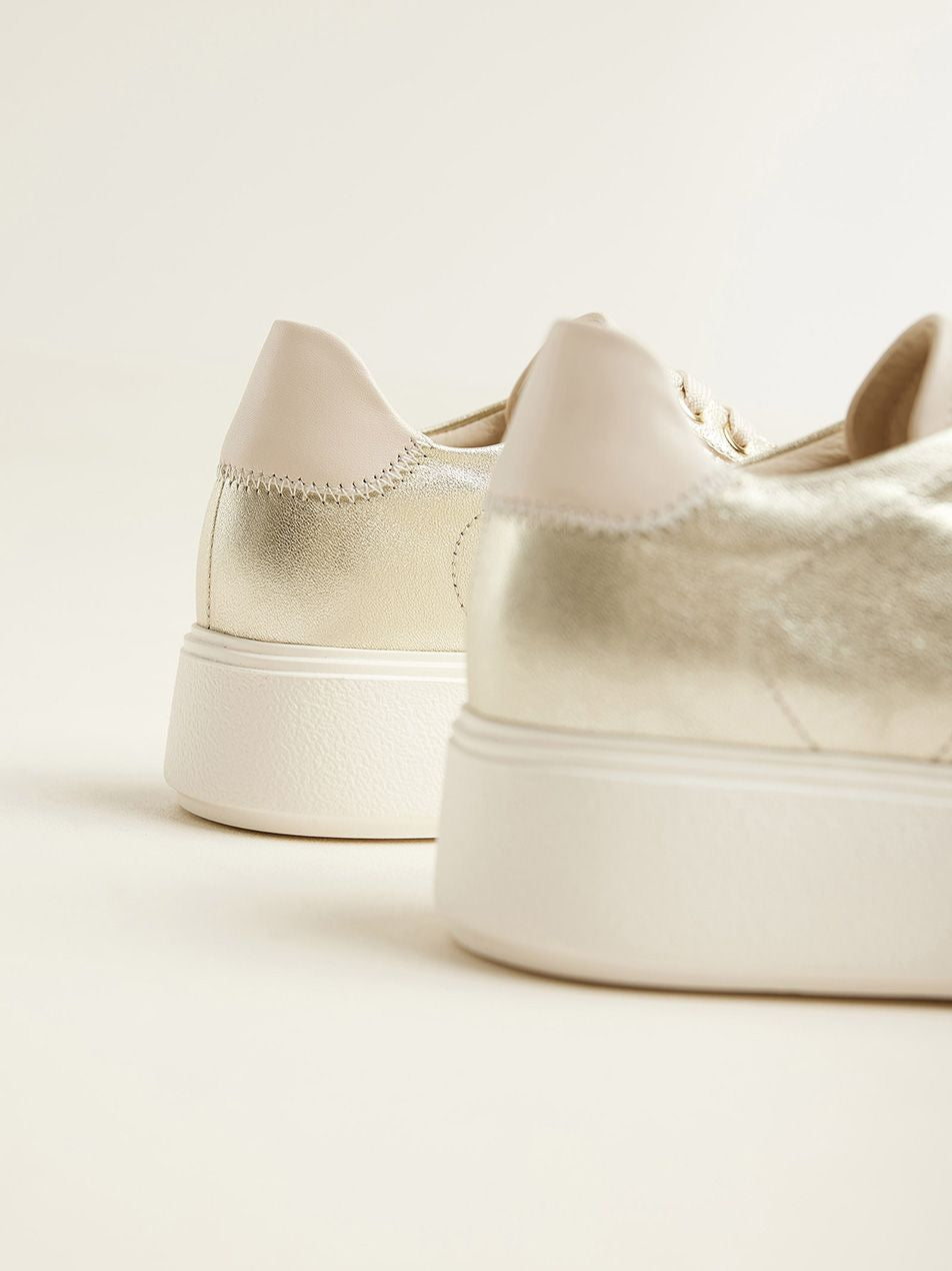 NUBIKK ELISE WING SNEAKER GOLD METALLIC SHINY3