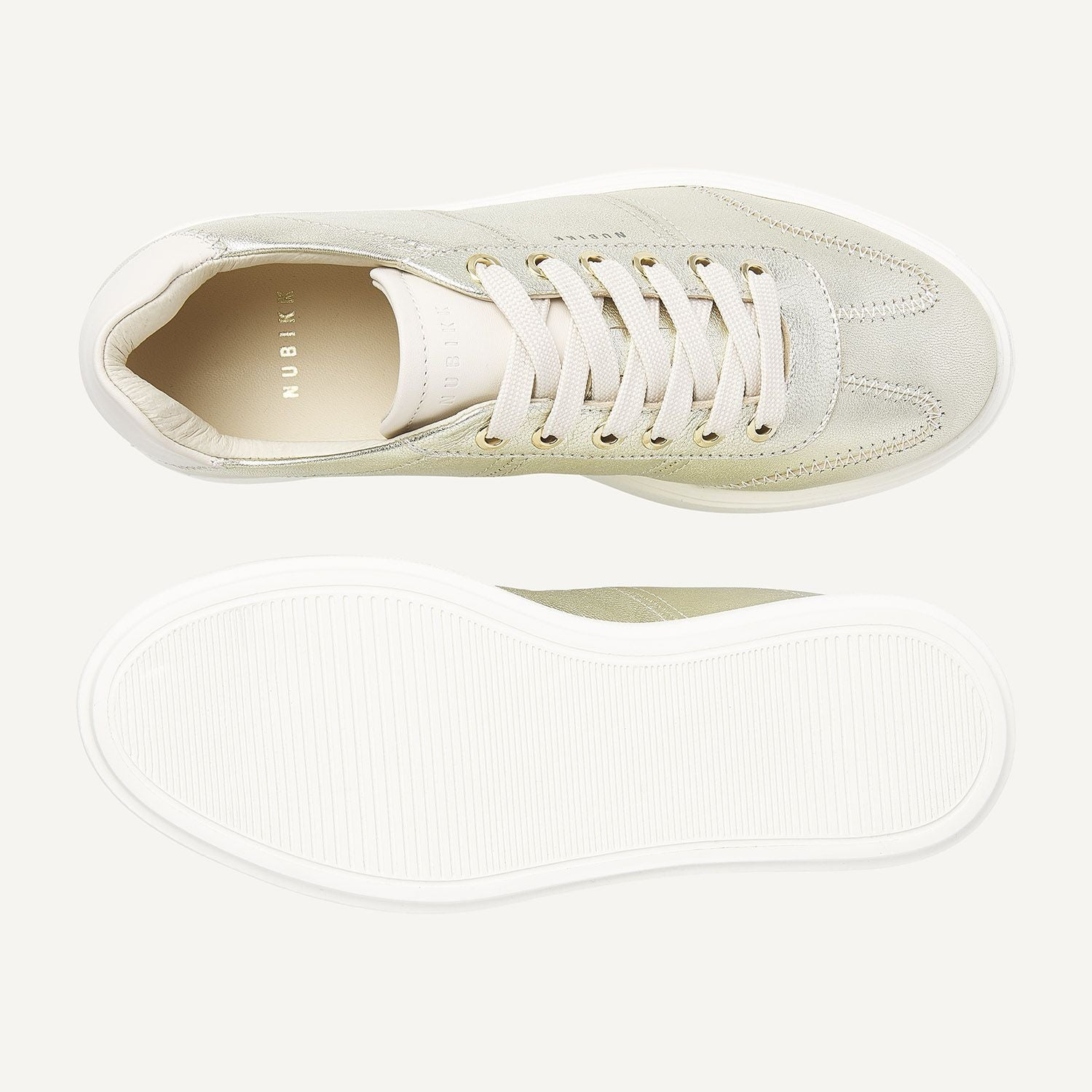 NUBIKK ELISE WING SNEAKER GOLD METALLIC SHINY5
