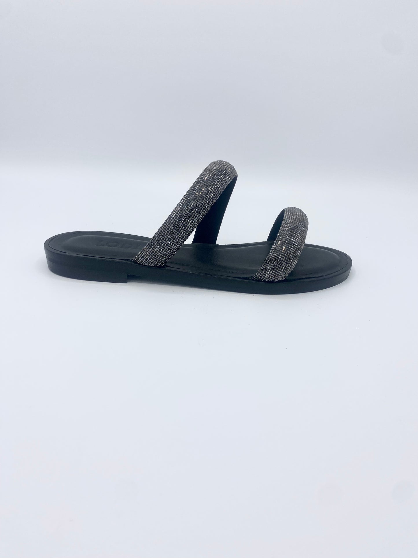 ANASTE SANDAL GLITTER BLACK