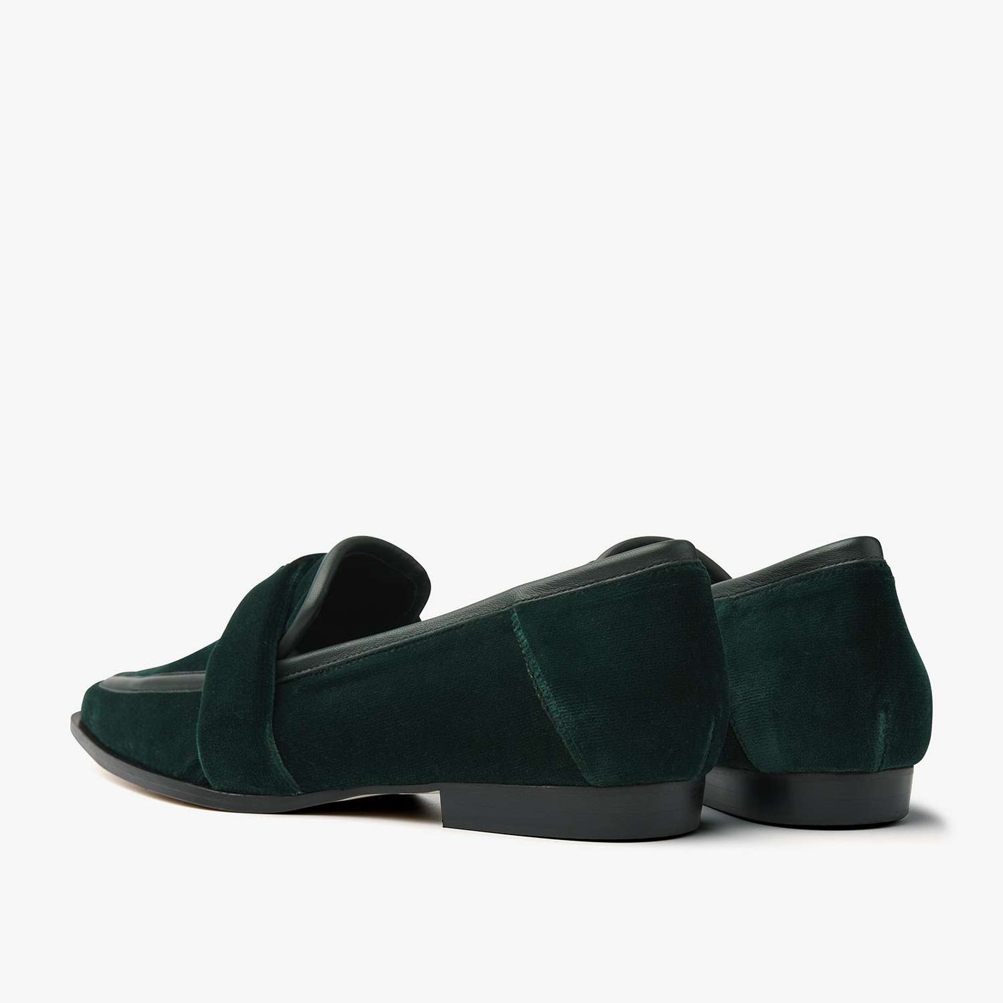DELPHINE LOAFER GREEN VELVET