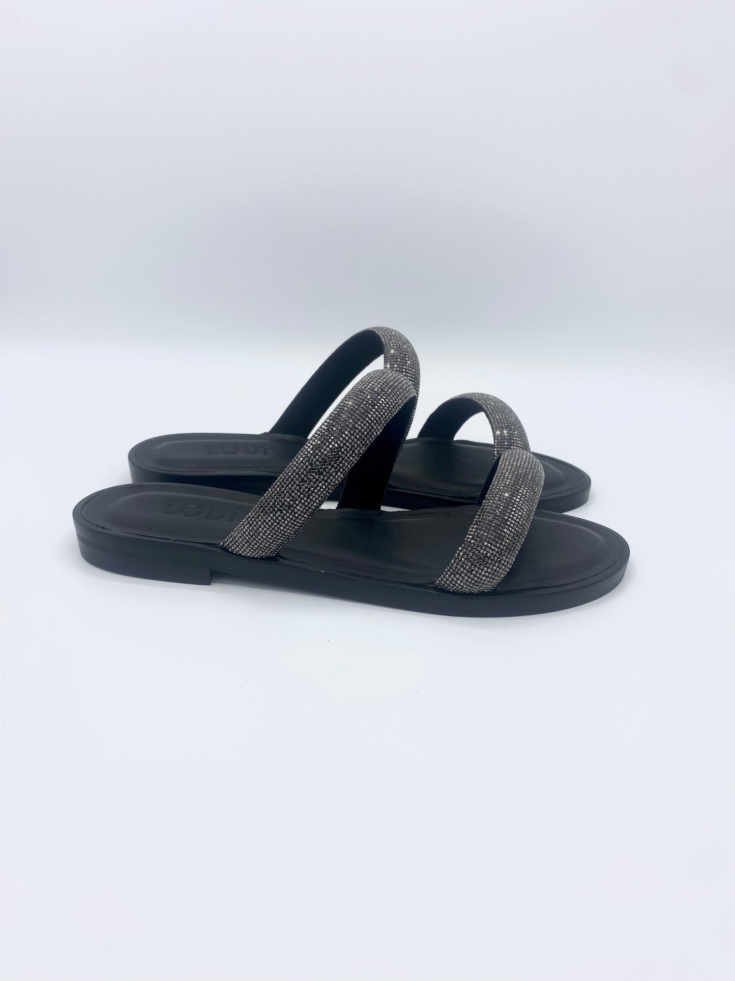 ANASTE SANDAL GLITTER BLACK