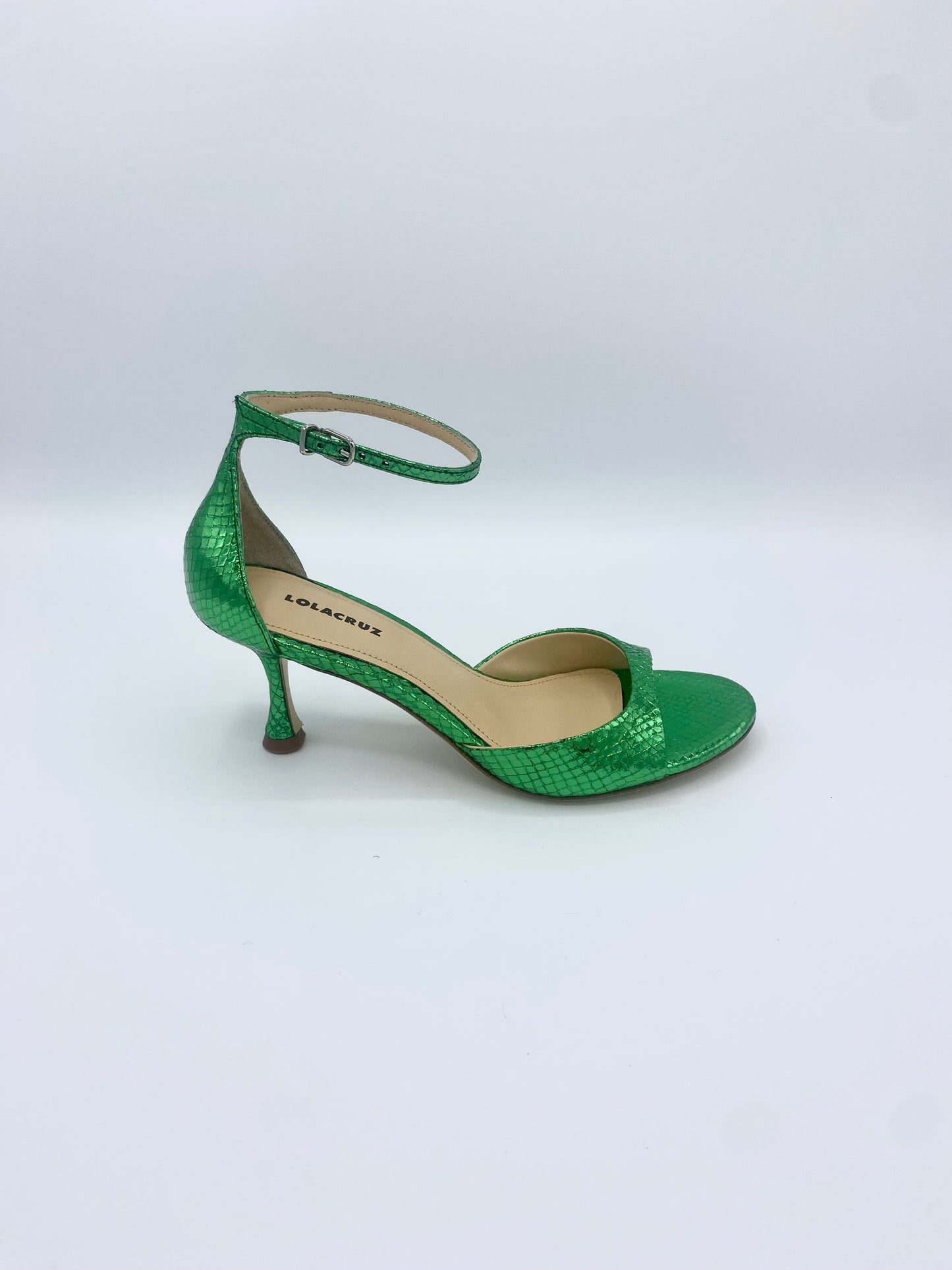 PETRINA METALLIC HEEL GREEN