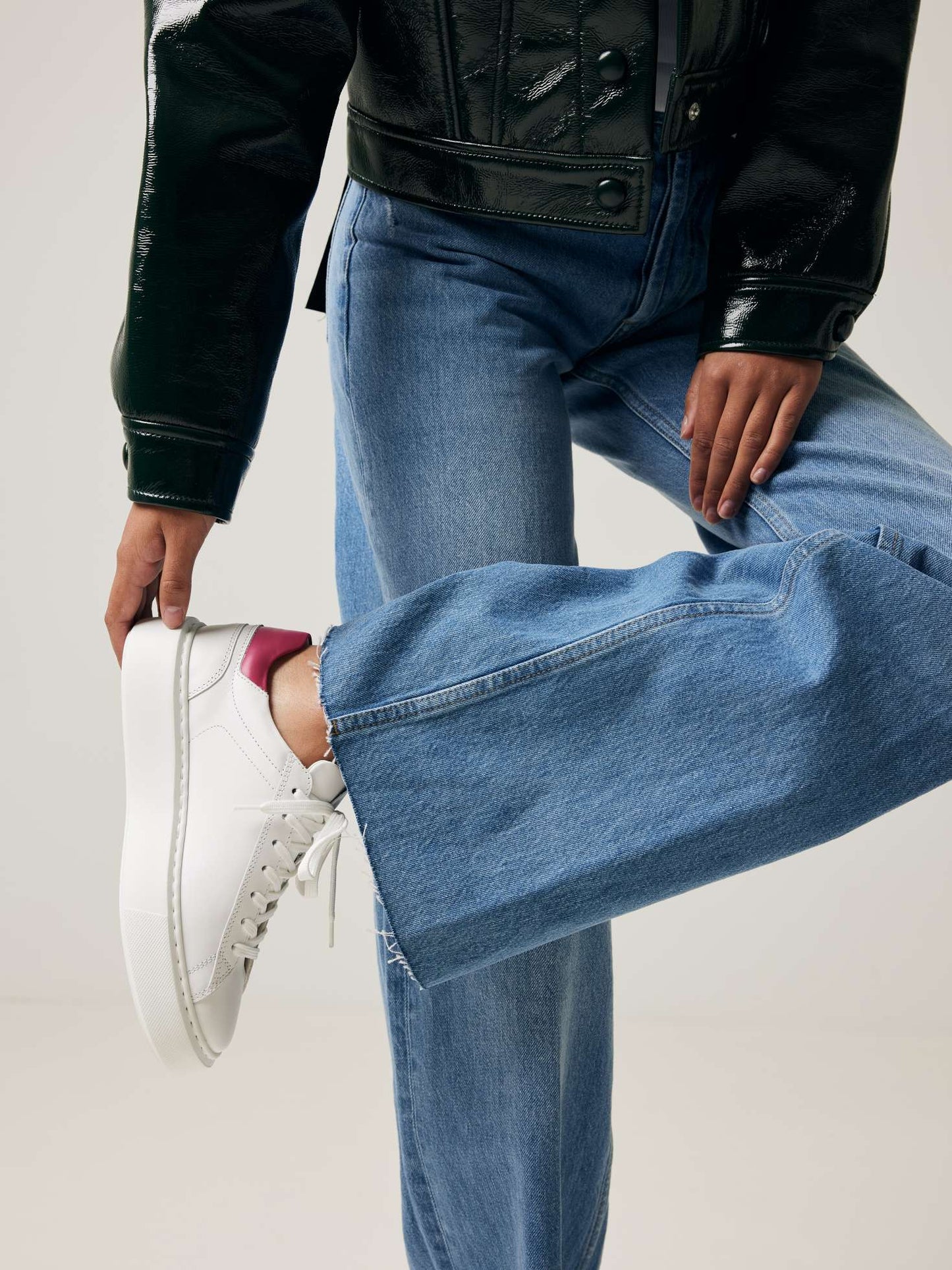 VINCE SNEAKER WHITE PINK
