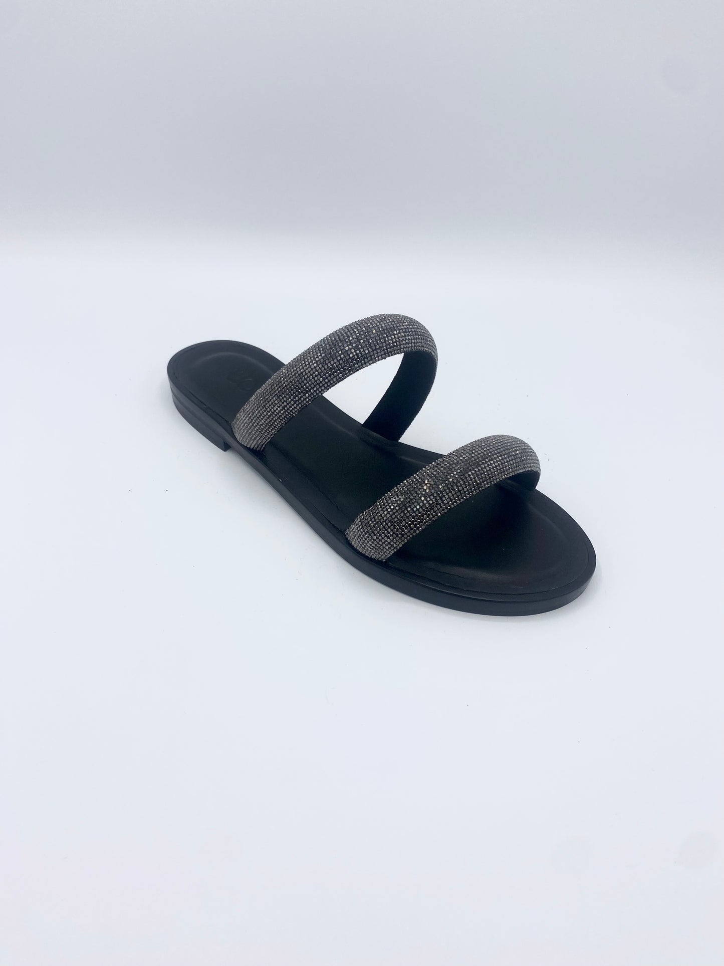 ANASTE SANDAL GLITTER BLACK