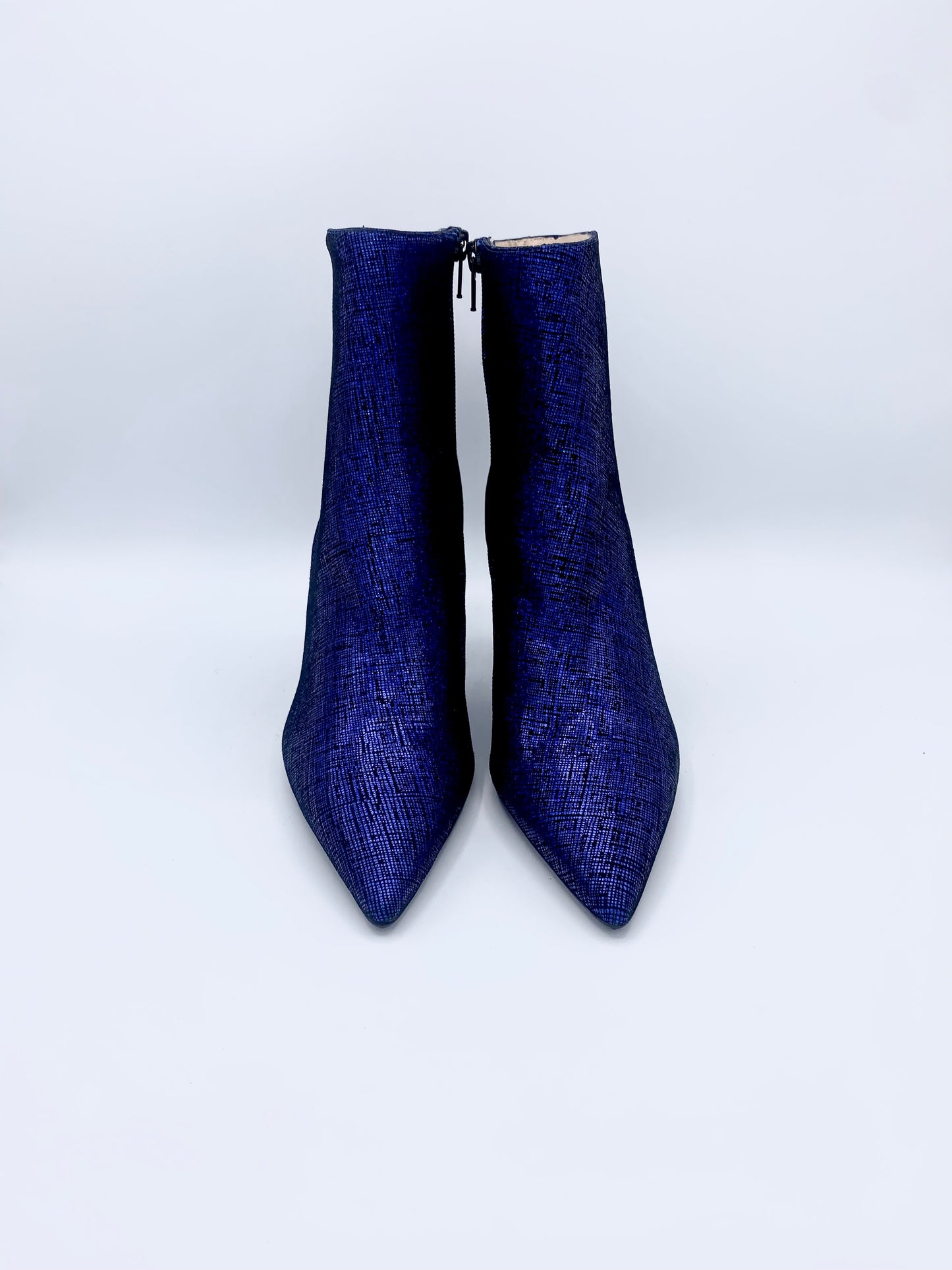 SOISA ANKLE BOOT BLUE METALLIC