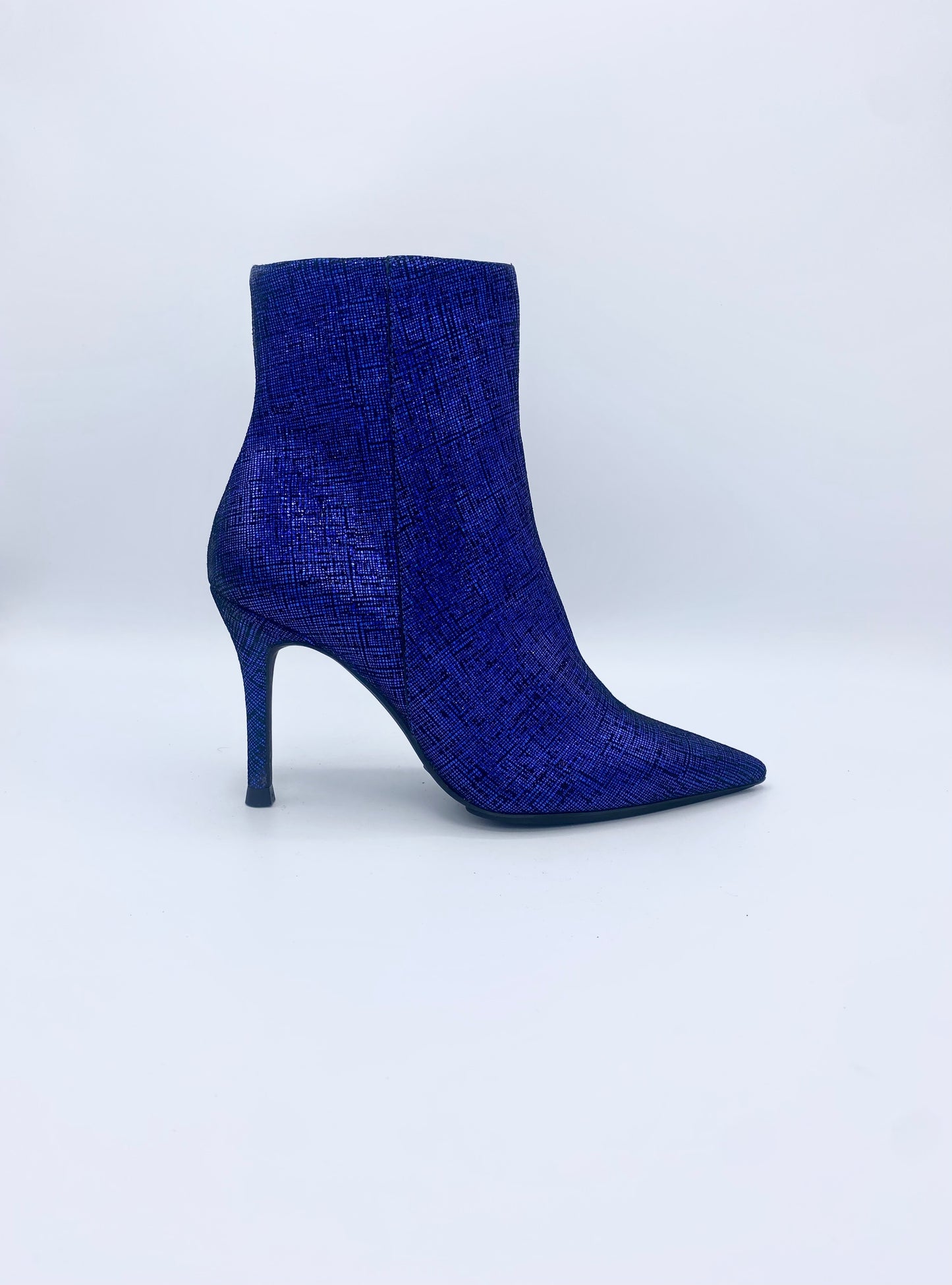 SOISA ANKLE BOOT BLUE METALLIC