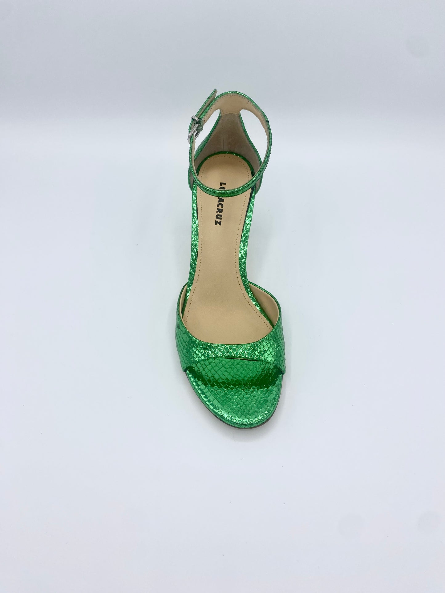 PETRINA METALLIC HEEL GREEN