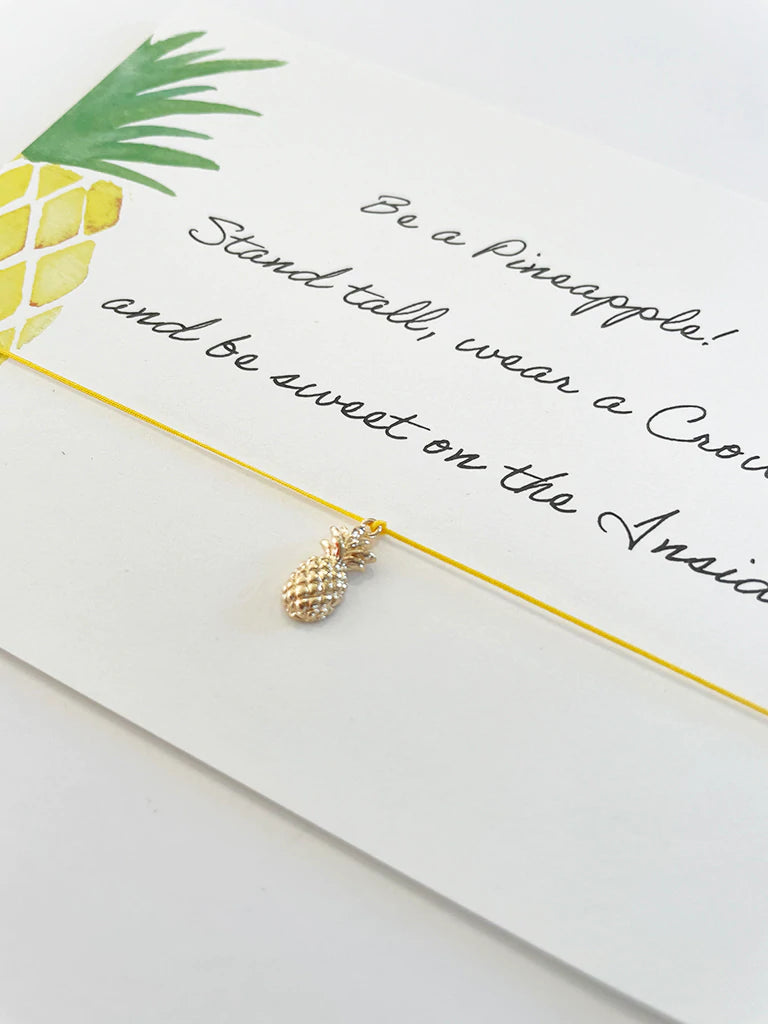 BRACELET CARD: PINEAPPLE