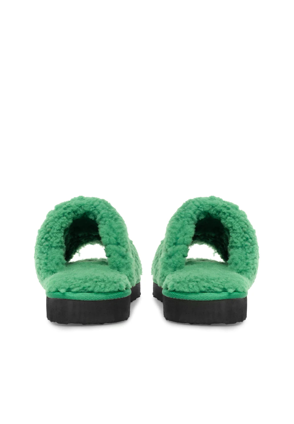 FUR SLIPPER GREEN