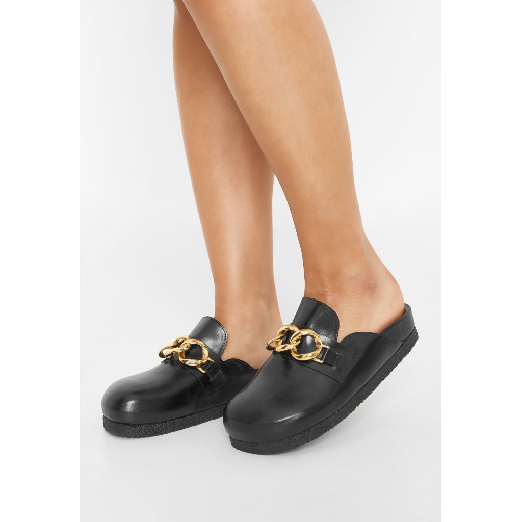 SLICE LEATHER BLACK