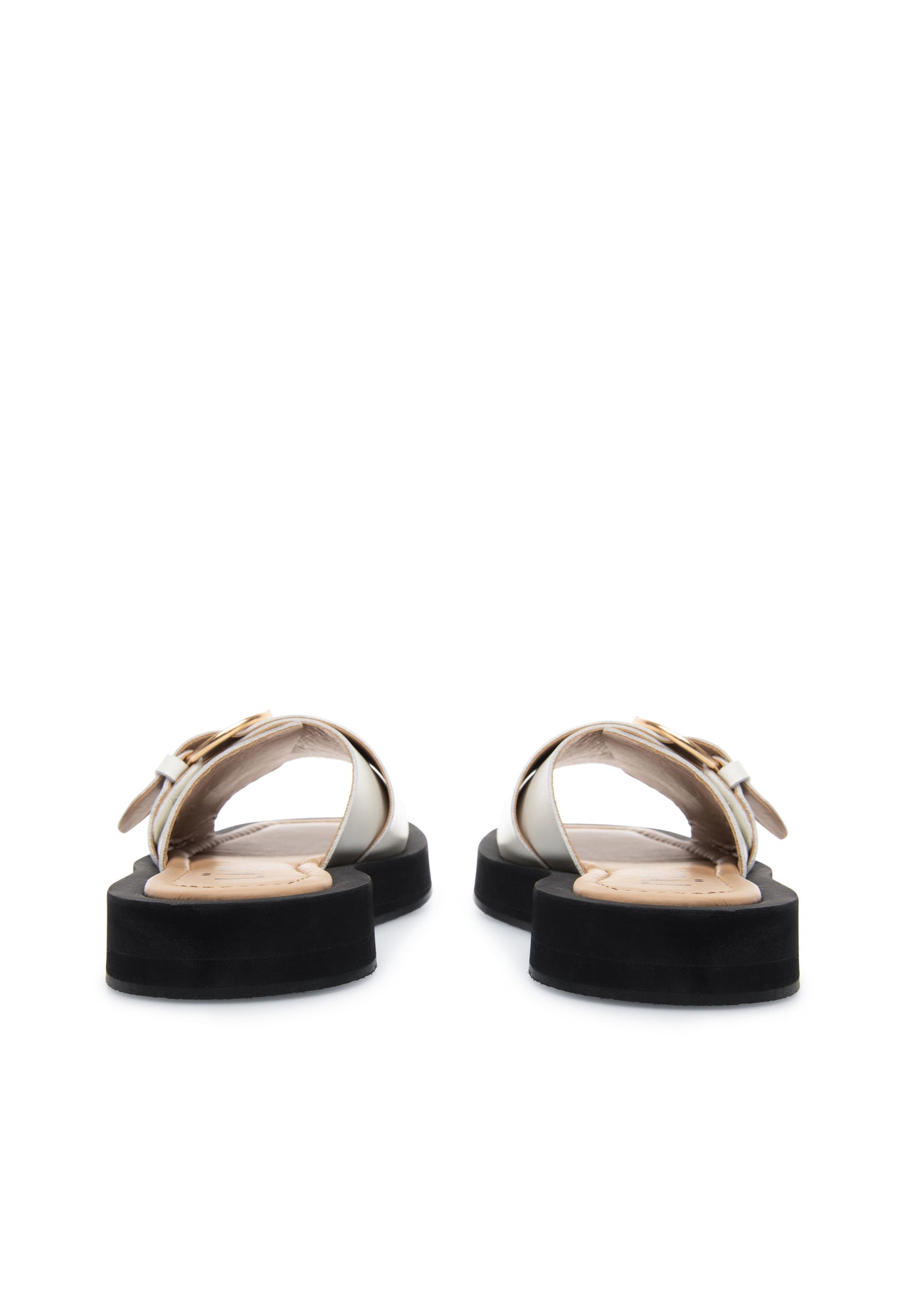 SELMA LEATHER SANDAL OFF-WHITE