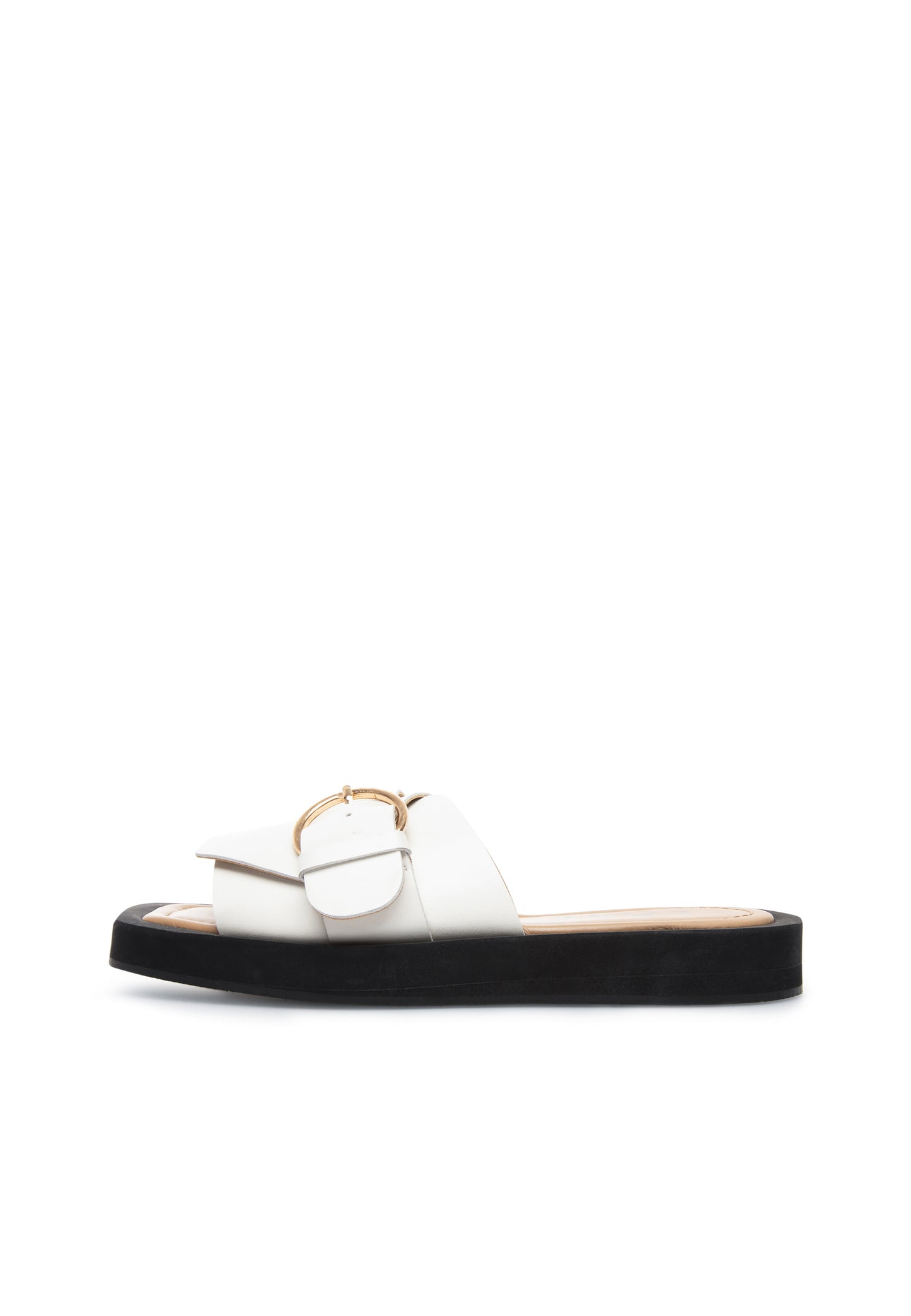 SELMA LEATHER SANDAL OFF-WHITE
